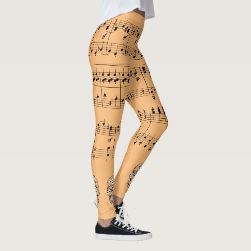 Musical Notes Leggings