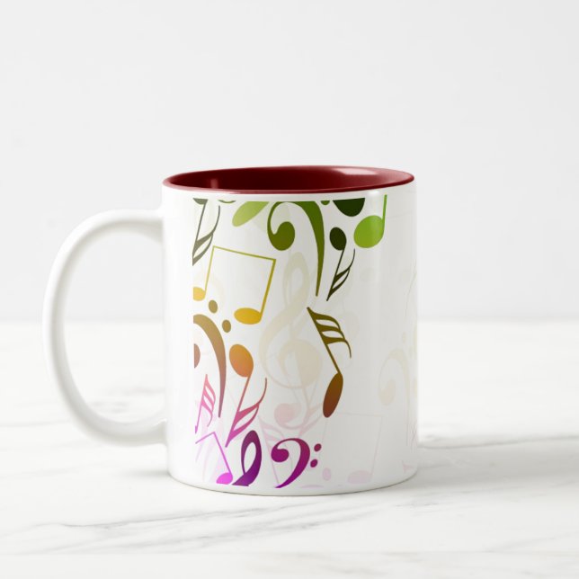 Musical Notes Mug (Left)