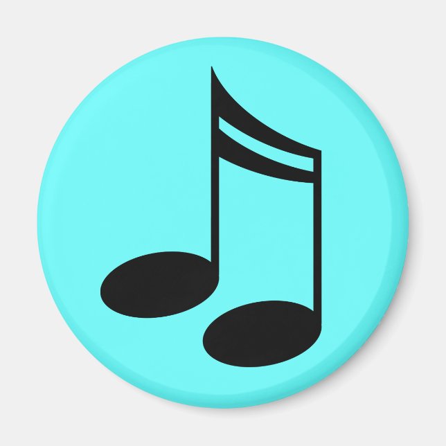Musical Notes Music Gift Magnet (Front)