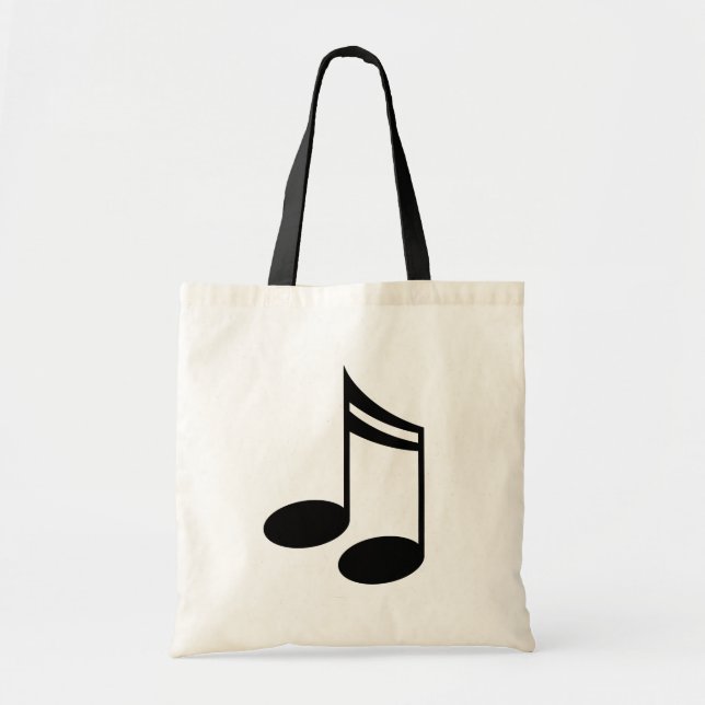 Musical Notes Music Gift Tote Bag (Front)