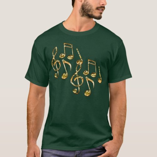 Musical Notes Music Lover T_Shirt
