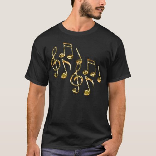 Musical Notes Music Lover Tee Shirt
