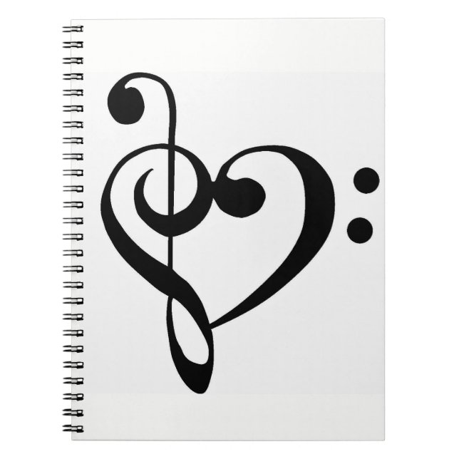 *MUSICAL NOTES / MUSIC LOVER'S* NOTEBOOK (Front)