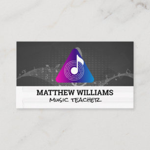Musical Notes Music Sheets Sound Band Business Card