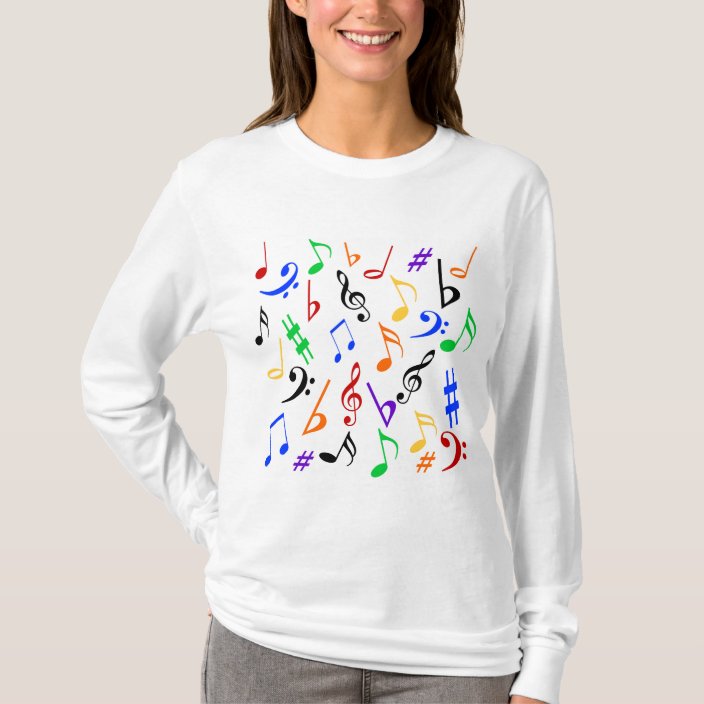 Musical Notes Music Shirt | Zazzle