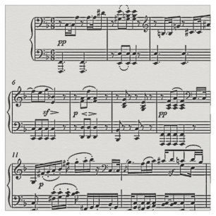 musical notes / music symbols fabric