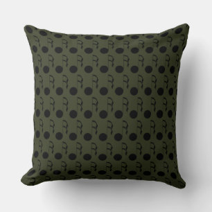 Musical Notes Musicians Gifts Decor Elegance Throw Pillow