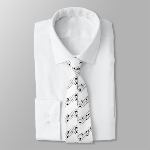Musical Notes Neck Tie