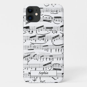 Musical Notes Piano Sheet Music Custom iPhone 11 Case