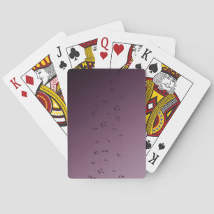 Musical Notes Playing Cards