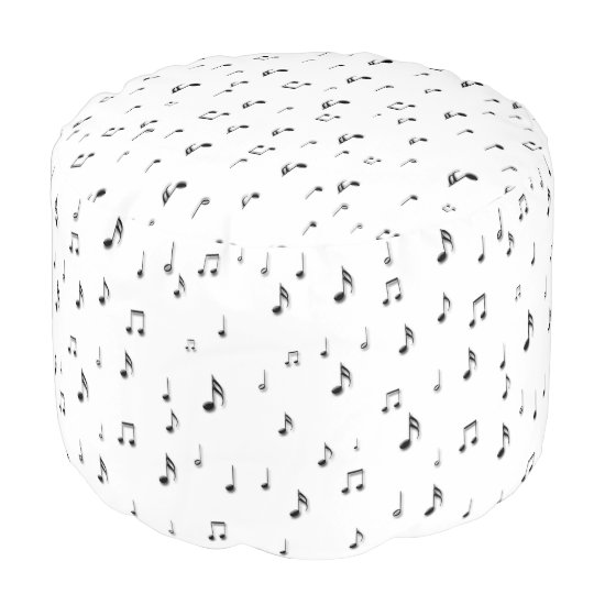 Musical Notes Pouf