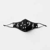 Musical Notes Premium Face Mask (Front)