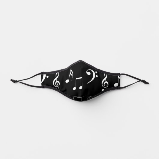 Musical Notes Premium Face Mask (Front)