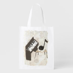 Musical Notes Reusable Bag