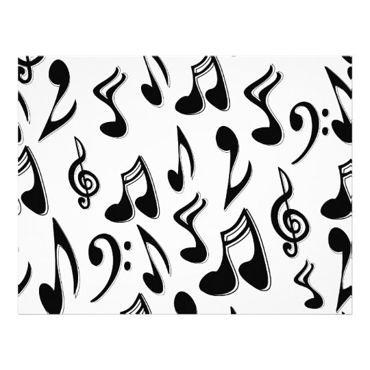 Musical Notes Scrapbook Paper