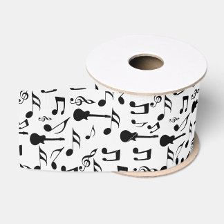 Musical Notes - Sheet Music Design Grosgrain Ribbon
