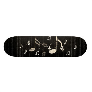 musical notes skateboard deck