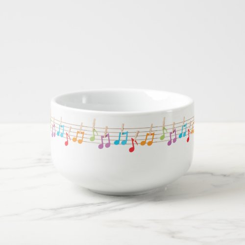 MUSICAL NOTES SOUP AND MORE BOWL