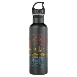 Musical Notes Symbol Definition 147 Stainless Steel Water Bottle