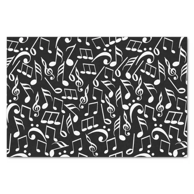 Musical Notes Tissue Paper Zazzle