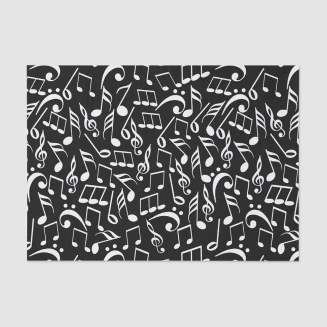 Musical Notes Tissue Paper (Front)