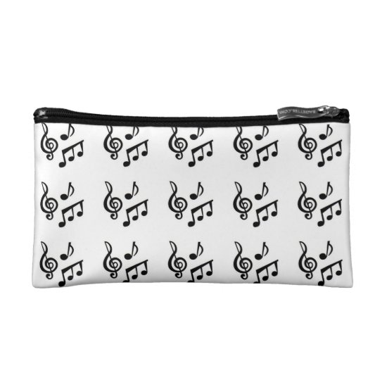 "MUSICAL NOTES" TRAVEL AND OR COSMETIC BAG