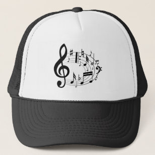 Musical Notes Trucker Hat