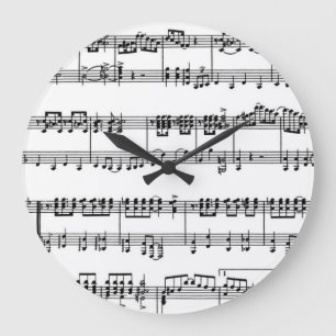 Musical Notes Wall Clock