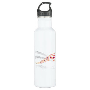 Musical Notes Water Bottle