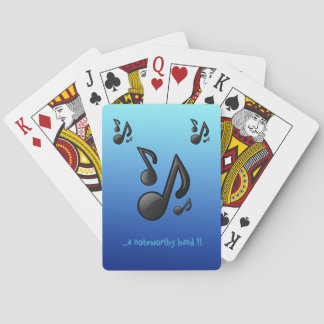 Musical Notes with funny slogan Poker Cards