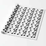 [ Thumbnail: Musical Notes Wrapping Paper ]