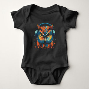 Musical Owl Baby Bodysuit