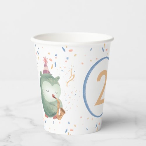 Musical Owls Paper Cup