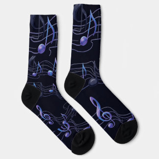 Musical pattern Socks