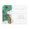 Musical Peacock Bird Cage Feather Wedding RSVP