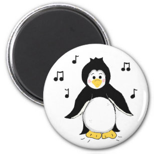 Musical Penguin Magnet