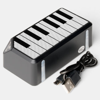 Musical piano keys bluetooth speaker
