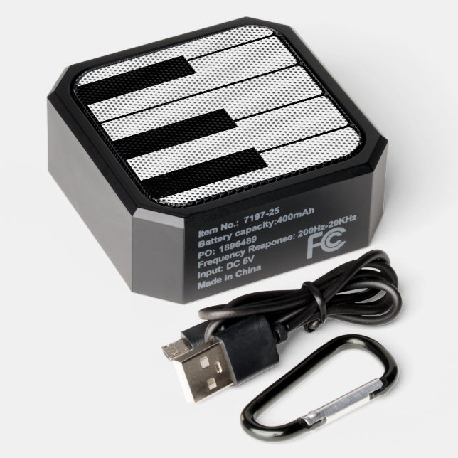 Musical piano keys bluetooth speaker (Laydown)