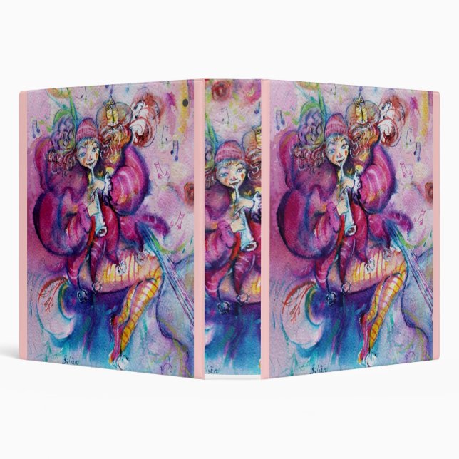 MUSICAL PINK CLOWN BINDER (Background)