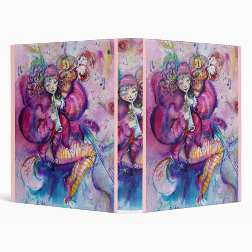 MUSICAL PINK CLOWN BINDER