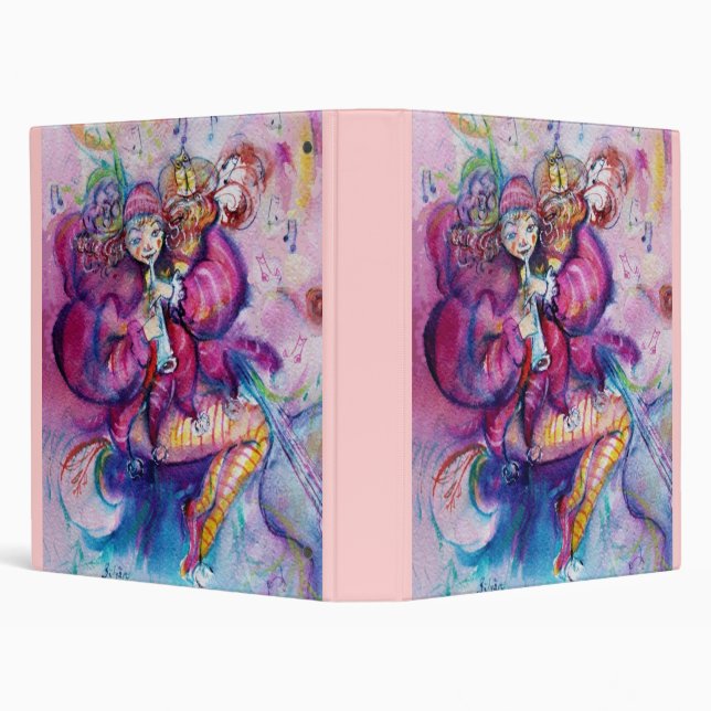 MUSICAL PINK CLOWN BINDER (Background)