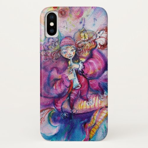 MUSICAL PINK CLOWN iPhone X CASE