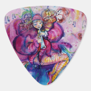 MUSICAL PINK CLOWN GUITAR PICK