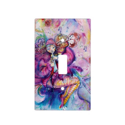 MUSICAL PINK CLOWN LIGHT SWITCH COVER