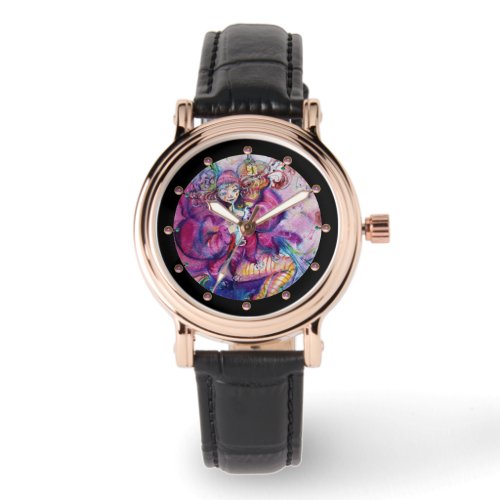 MUSICAL PINK CLOWN WATCH