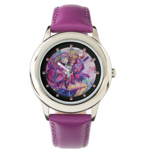 MUSICAL PINK CLOWN WATCH