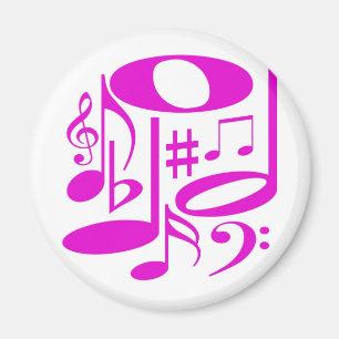Musical Pink Magnet