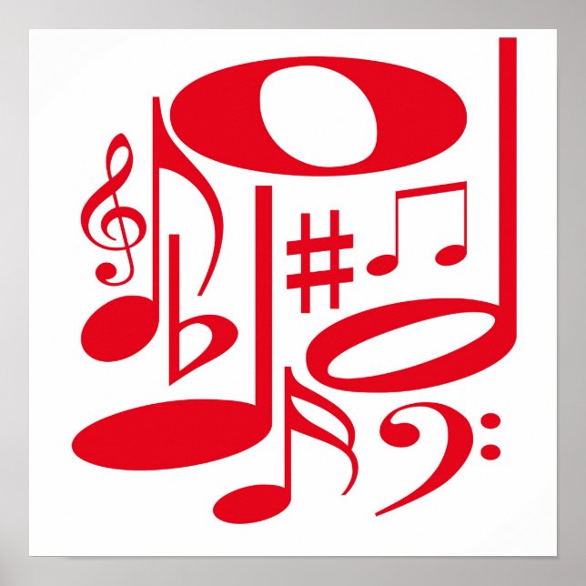 Musical Red Poster (Front)