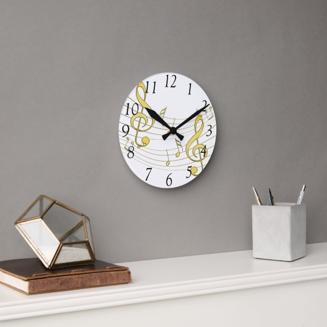 Musical Round Clock (Office)