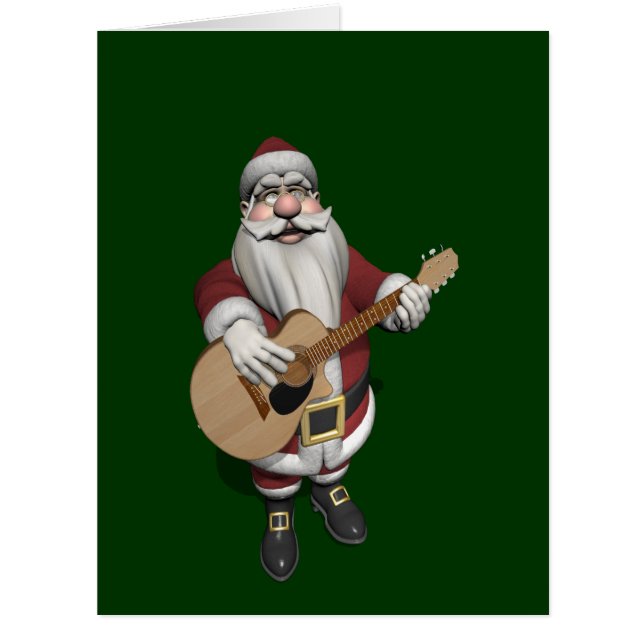 Musical Santa Claus Playing Christmas Songs (Front)
